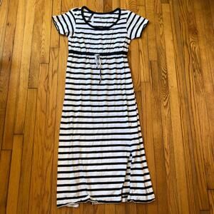 West Marine NWOT Women's Black White Striped Beachside Maxi Dress Size M
